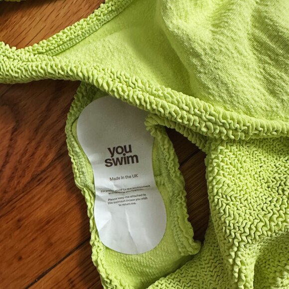 NWT Youswim Eva One Piece in Yuzu | Stretch 1 - Picture 3 of 6